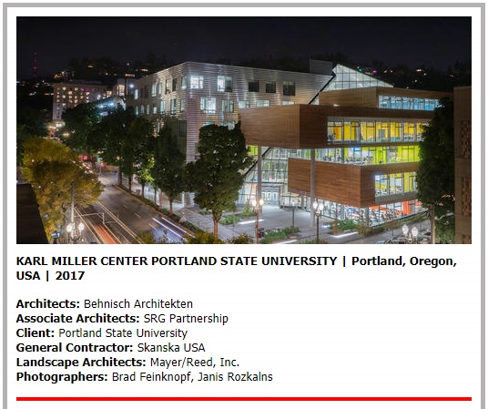 PSU Architecture Award